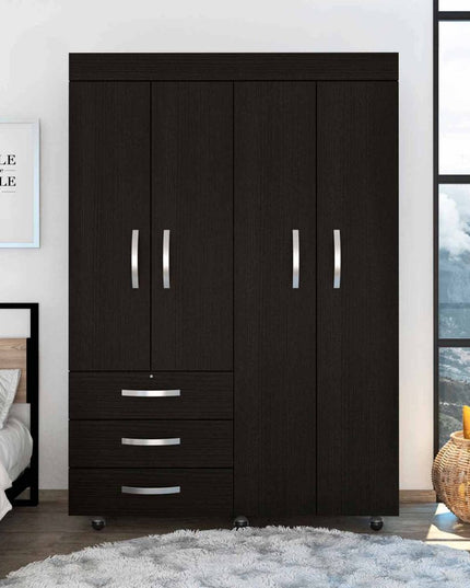 68" Three Drawer Combo Dresser