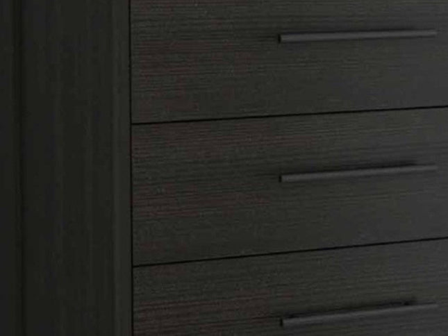 59" White Six Drawer Double Dresser