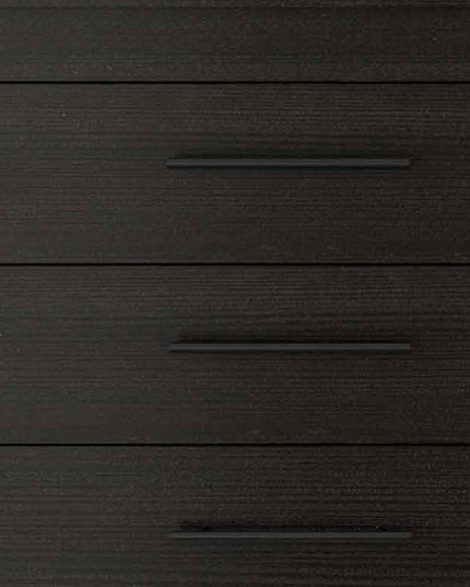 59" White Six Drawer Double Dresser