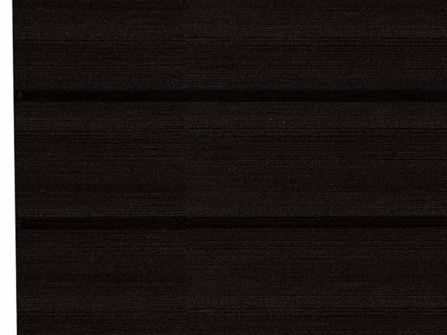 60" Black Six Drawer Double Dresser