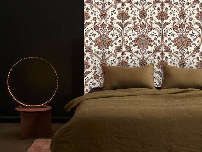 Vintage Green Baroque Three Panel Room Divider Screen