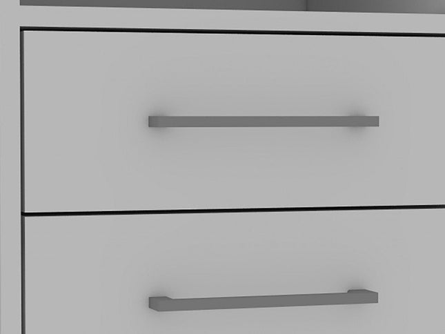 20" Wood Two Drawer Nightstand