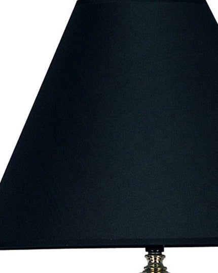 Gold and Navy Blue Table Lamp with Navy Blue Shade