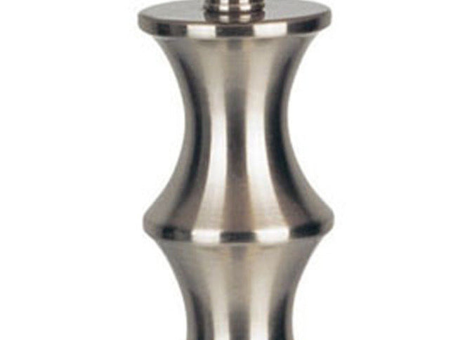 30" Black Solid Wood Bedside Table Lamp With White Shade