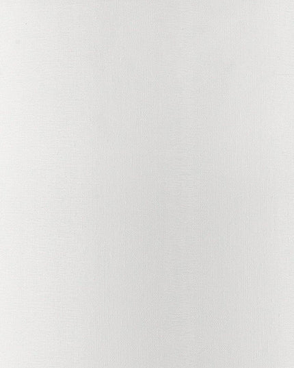 17" White Metal Bedside Table Lamp With Off-White Shade