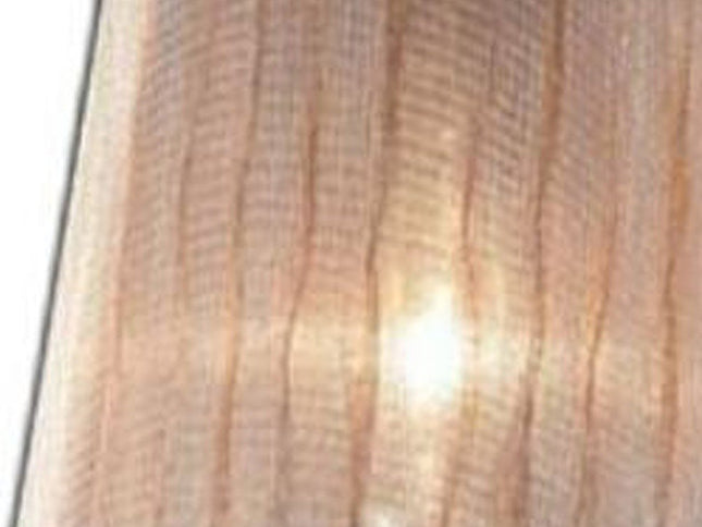 Silver and Pink Faux Crystal Dual Light Hanging Wall Sconce