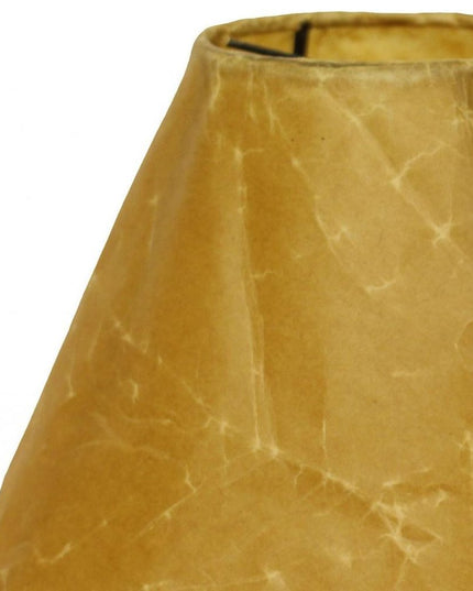 Brown Crinkle Oil Paper Empire Lamp Shade