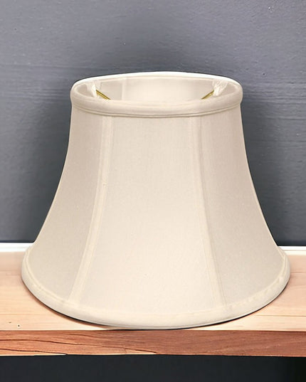 White Monay Shantung Silk Drum Lamp Shade