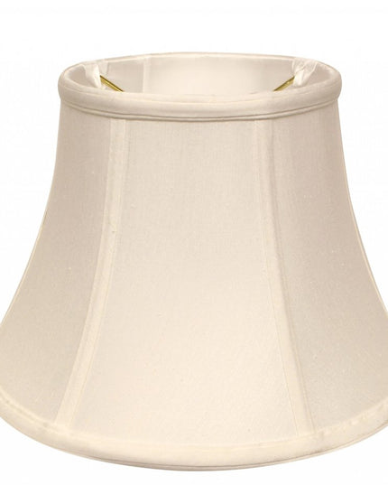 White Monay Shantung Silk Drum Lamp Shade