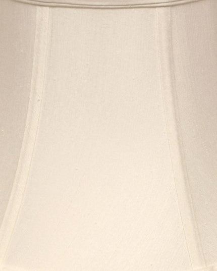 White Monay Shantung Silk Drum Lamp Shade