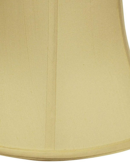 Antiqued White Monay Shantung Silk Drum Lamp Shade