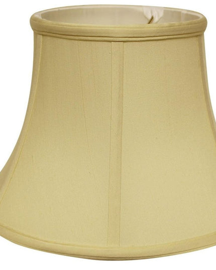 Antiqued White Monay Shantung Silk Drum Lamp Shade