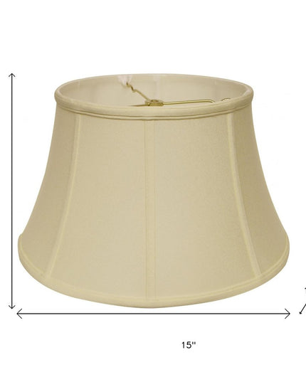 Ivory No Slub Innsbruck Drum Lamp Shade