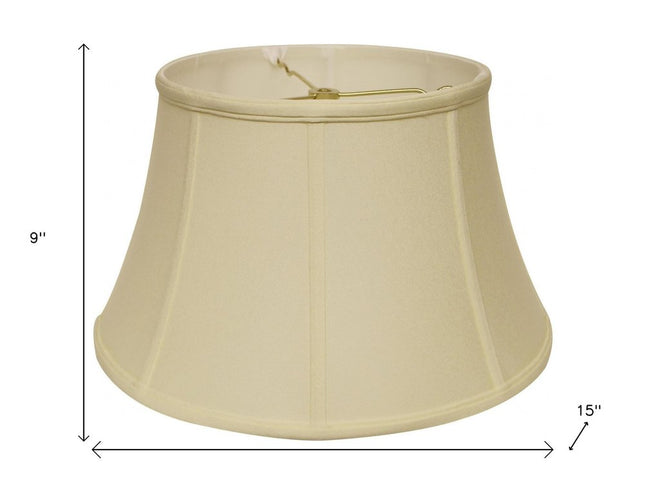 Ivory No Slub Innsbruck Drum Lamp Shade
