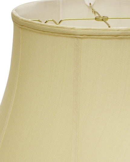 Antiqued White Monay Shantung Silk Drum Lamp Shade