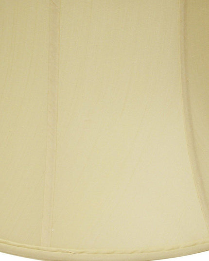 Antiqued White Monay Shantung Silk Drum Lamp Shade