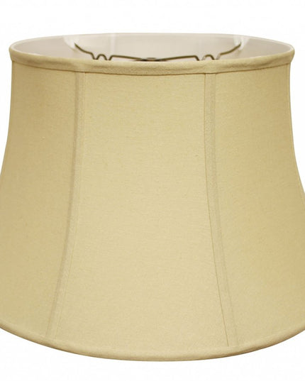 Tan Linen Drum Lamp Shade