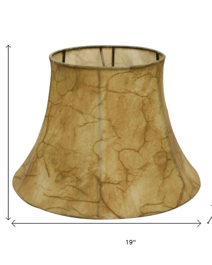 Brown Parchment Drum Lamp Shade