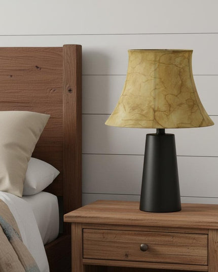 Brown Parchment Drum Lamp Shade