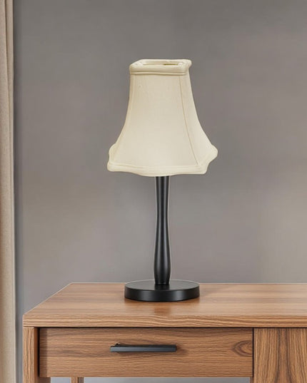 White Monay Shantung Silk Square Lamp Shade