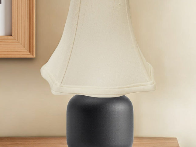 14" White Premium Square Monay Shantung Lampshade