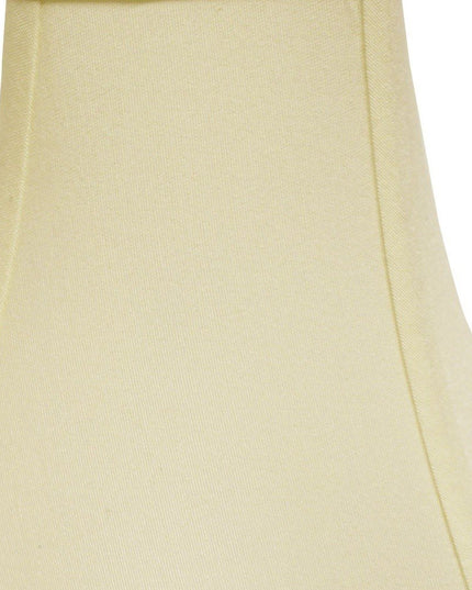 18" Ivory Premium Square No Slub Lampshade