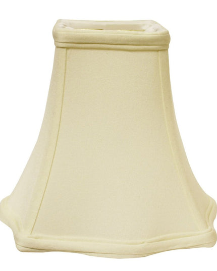 18" Ivory Premium Square No Slub Lampshade
