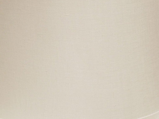 Snow Linen Drum Lamp Shade