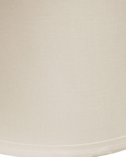 Snow Linen Drum Lamp Shade