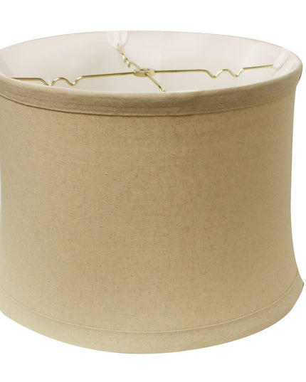 Beige Linen Drum Lamp Shade