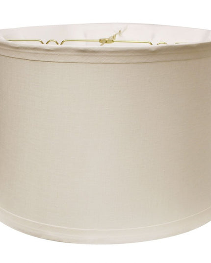 Snow Linen Drum Lamp Shade