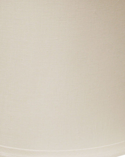 Snow Linen Drum Lamp Shade