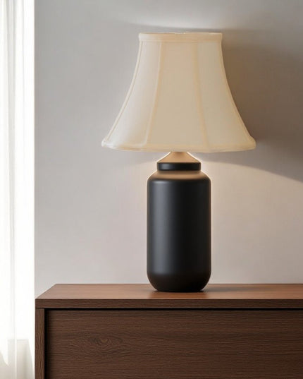 White Monay Shantung Silk Bell Lamp Shade