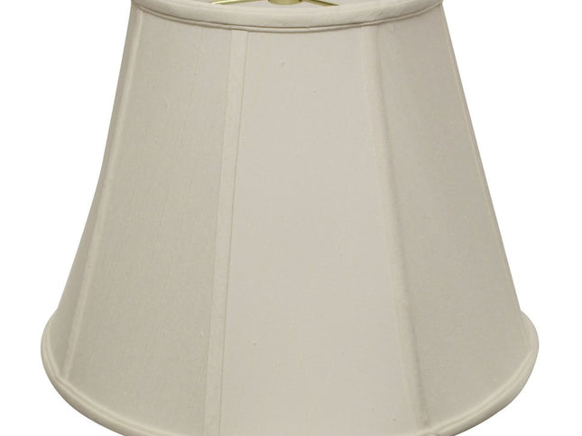 White Monay Shantung Silk Empire Lamp Shade