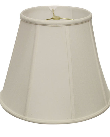 16" White Slanted Empire Monay Shantung Lampshade