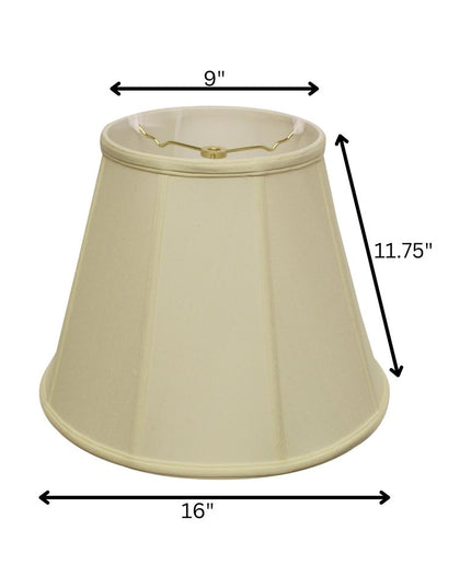 Ivory Monay Shantung Silk Empire Lamp Shade
