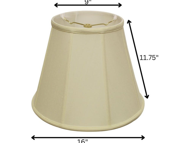 Ivory Monay Shantung Silk Empire Lamp Shade