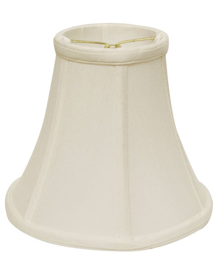 White Monay Shantung Silk Bell Lamp Shade