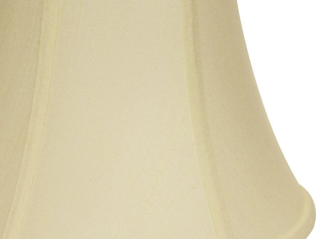 Ivory Monay Shantung Silk Bell Lamp Shade