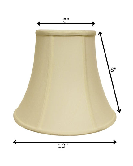 Ivory Monay Shantung Silk Bell Lamp Shade