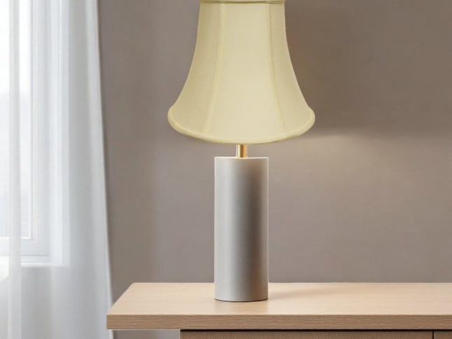 Ivory Monay Shantung Silk Bell Lamp Shade