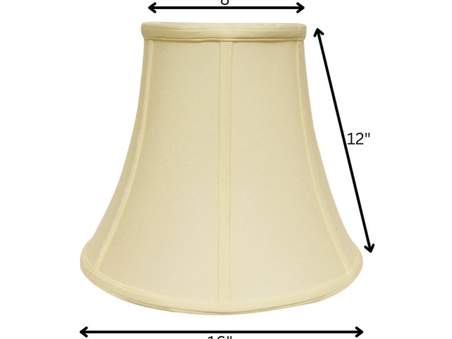 Ivory No Slub Innsbruck Bell Lamp Shade