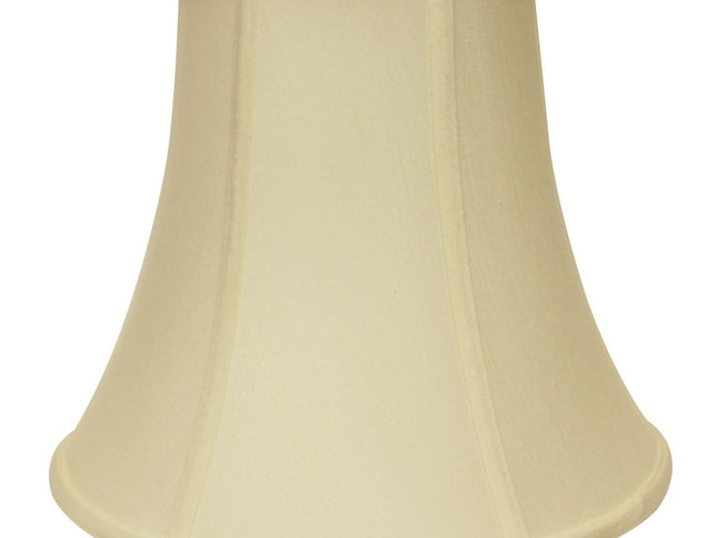 Ivory Monay Shantung Silk Bell Lamp Shade