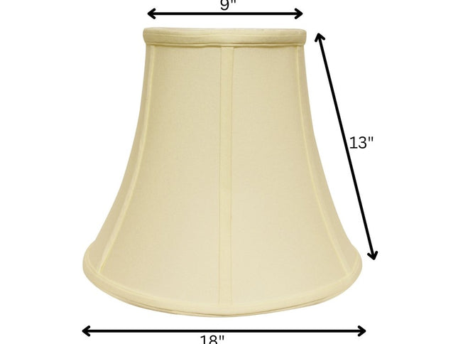 Ivory No Slub Innsbruck Bell Lamp Shade