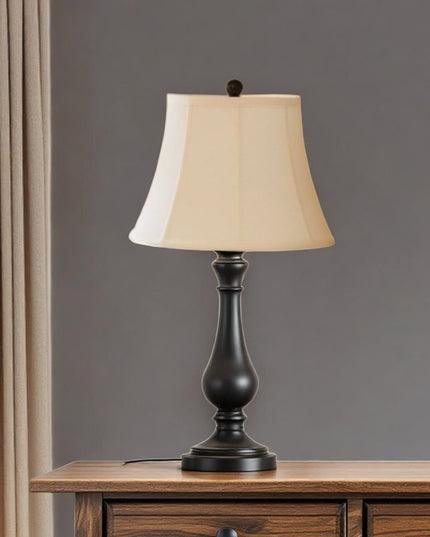 Off White Monay Shantung Silk Bell Lamp Shade