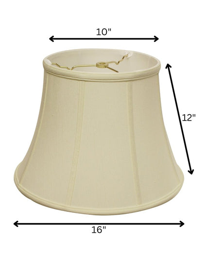Ivory Monay Shantung Silk Bell Lamp Shade