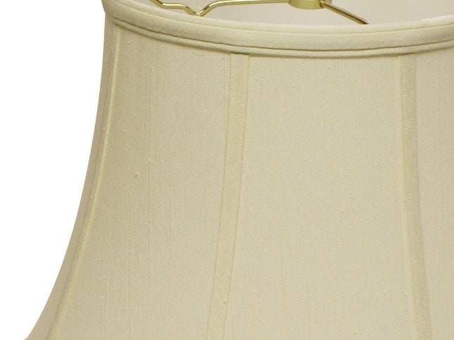 Ivory Monay Shantung Silk Bell Lamp Shade