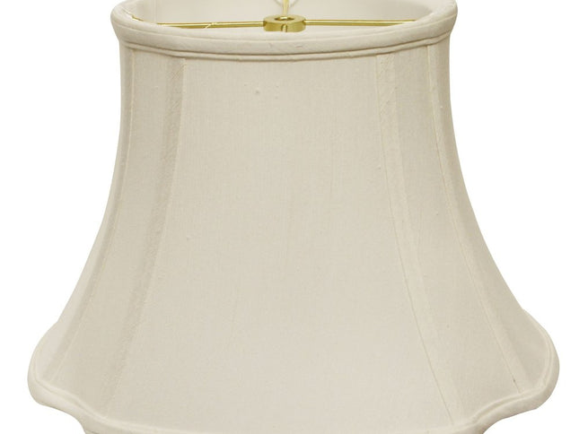 Cream Monay Shantung Silk Oval 17 Bottom