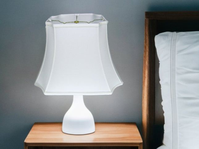 Snow Shantung Silk Lamp Shade