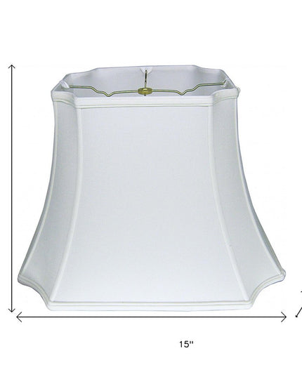 Snow Shantung Silk Lamp Shade